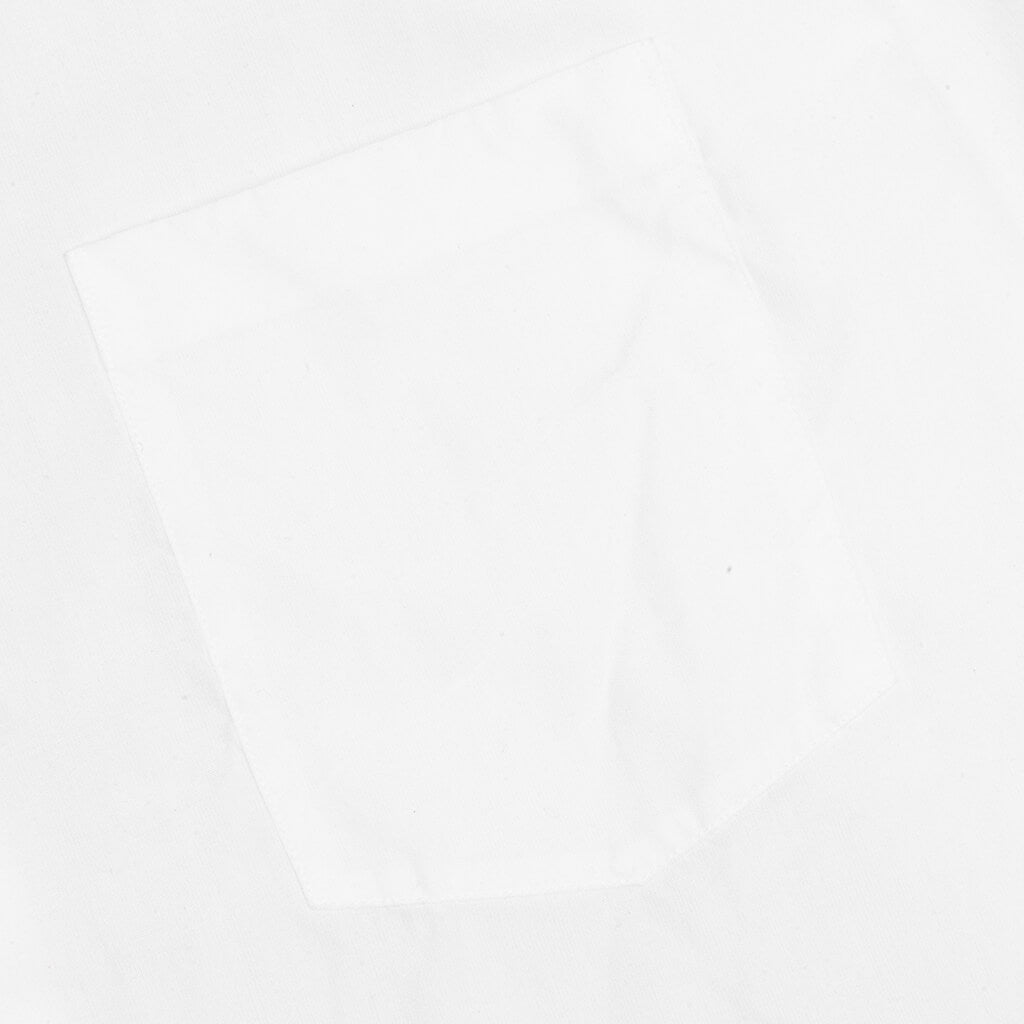Plus Button Up Shirt - White