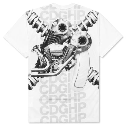 Plus Motor T-Shirt - White/Black