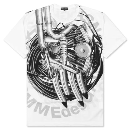 Plus Motor T-Shirt - White/Black