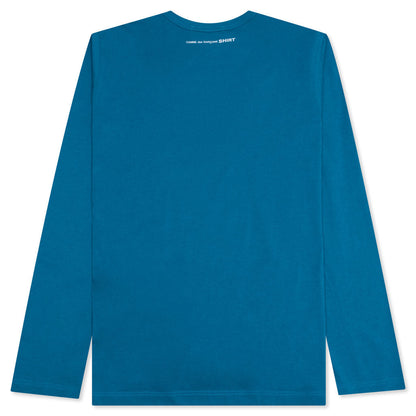 Back Logo L/S Tee - Blue