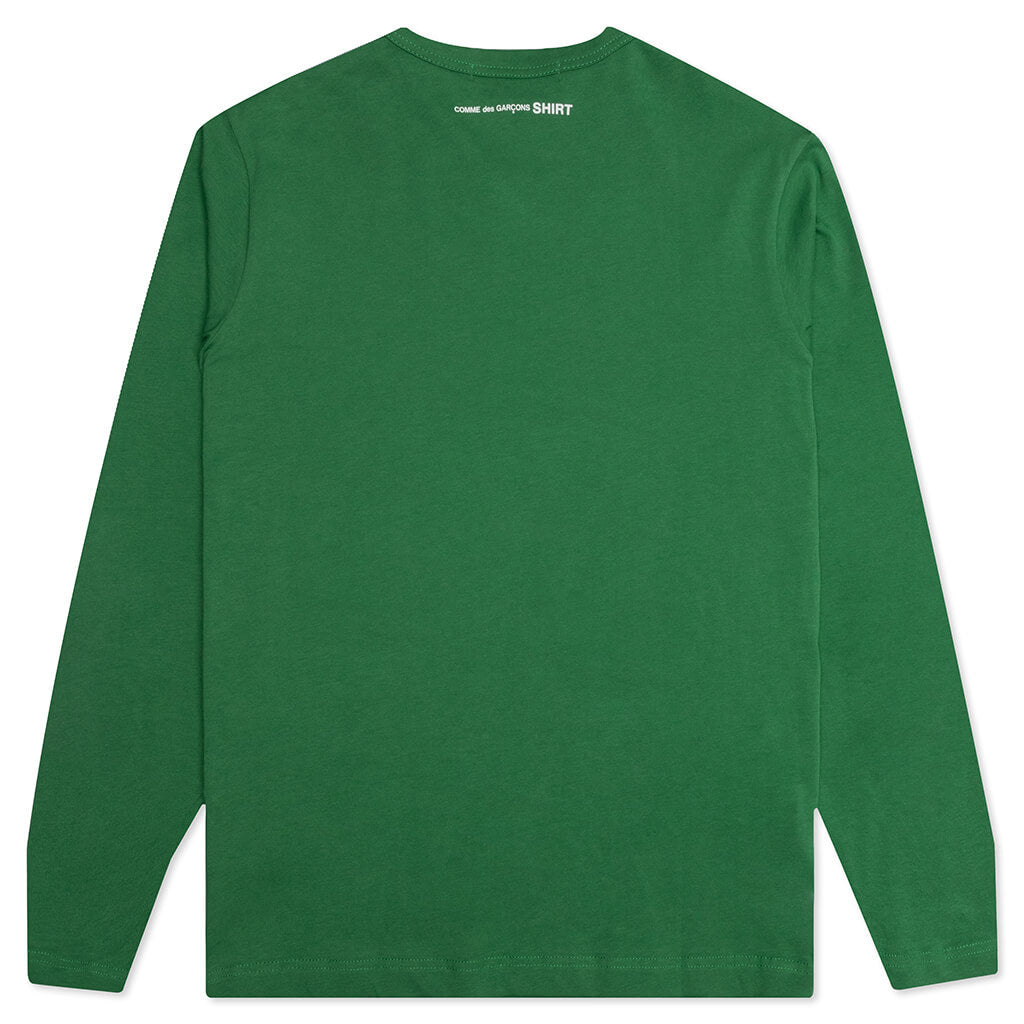 Back Logo L/S Tee - Green