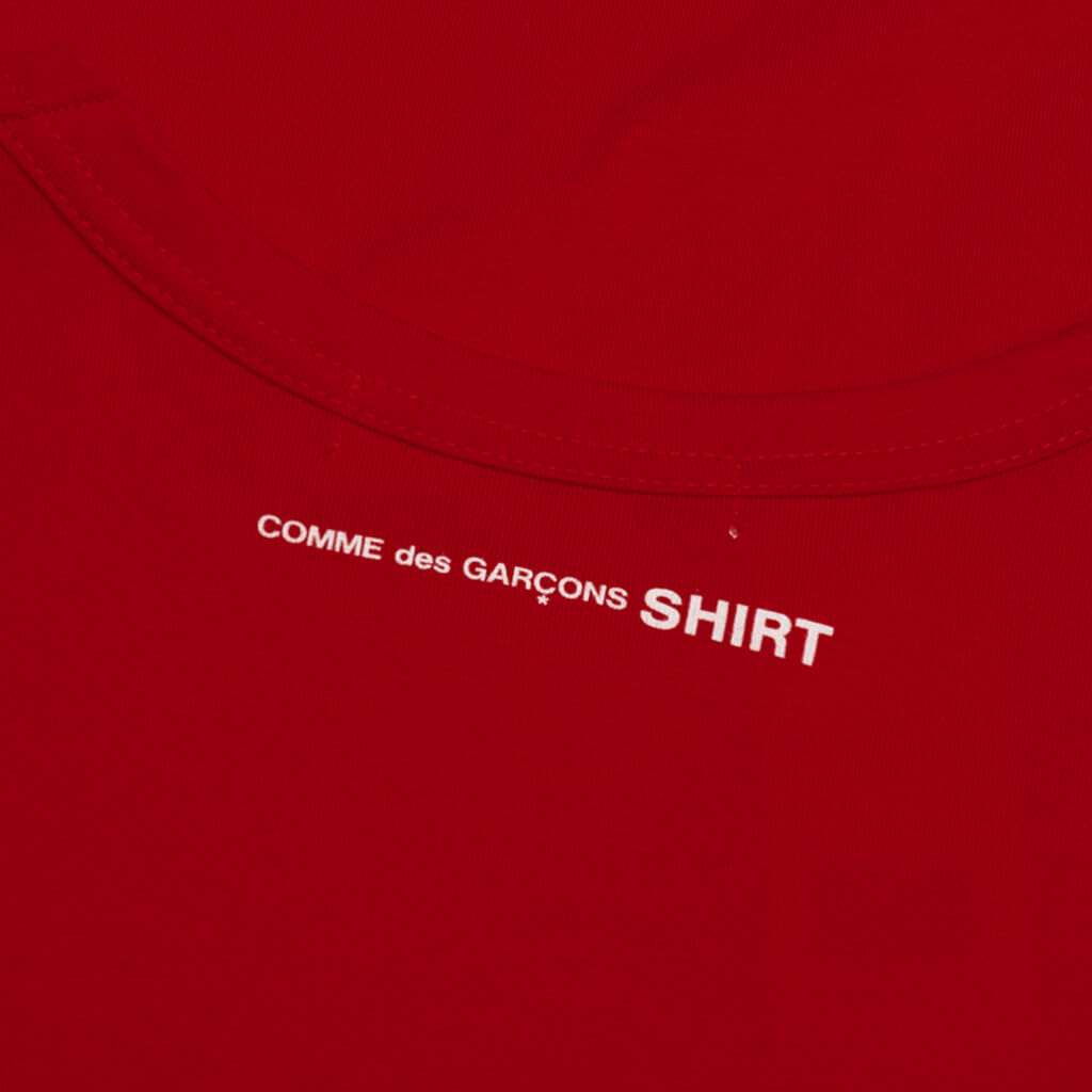 Back Logo S/S Tee - Red