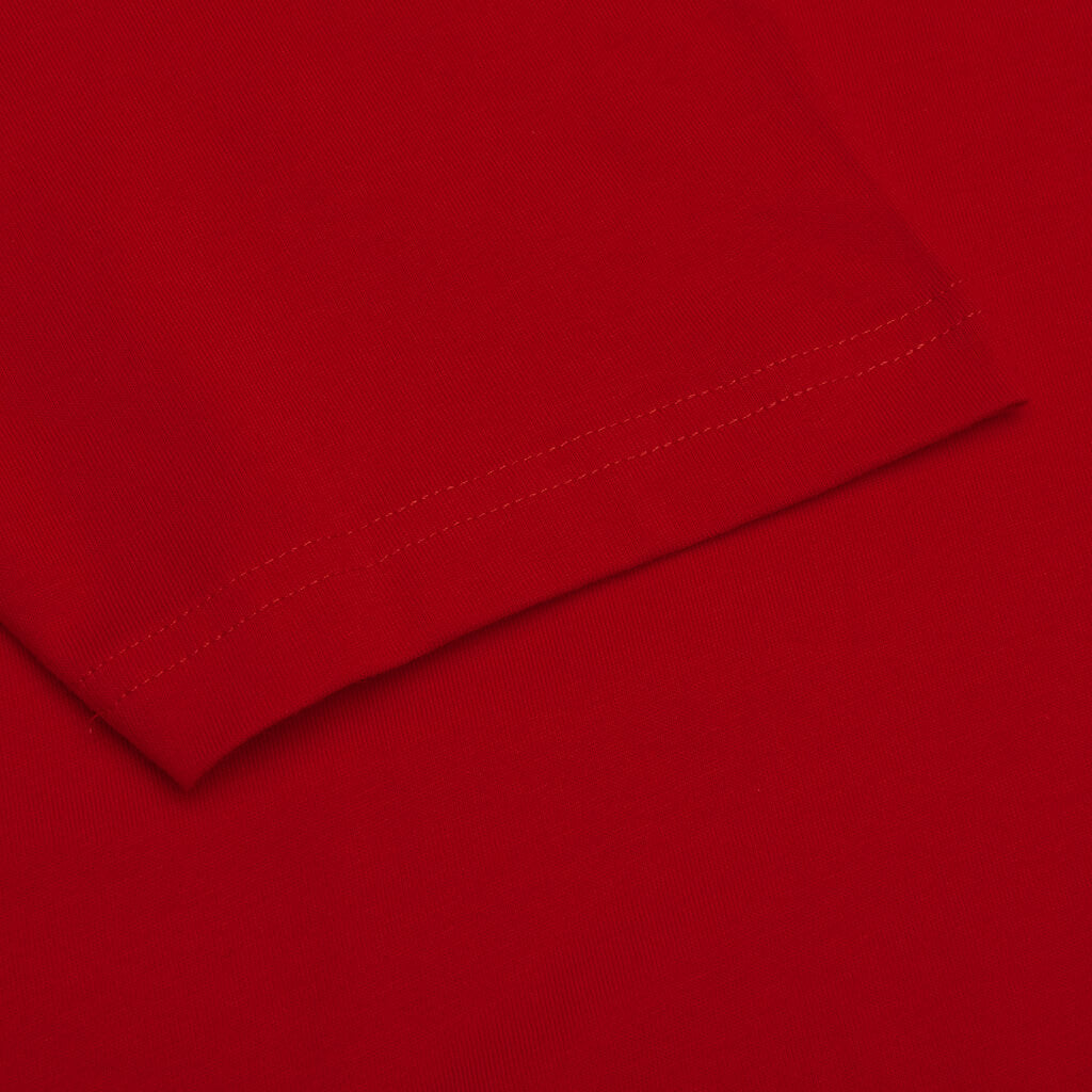 Back Logo S/S Tee - Red