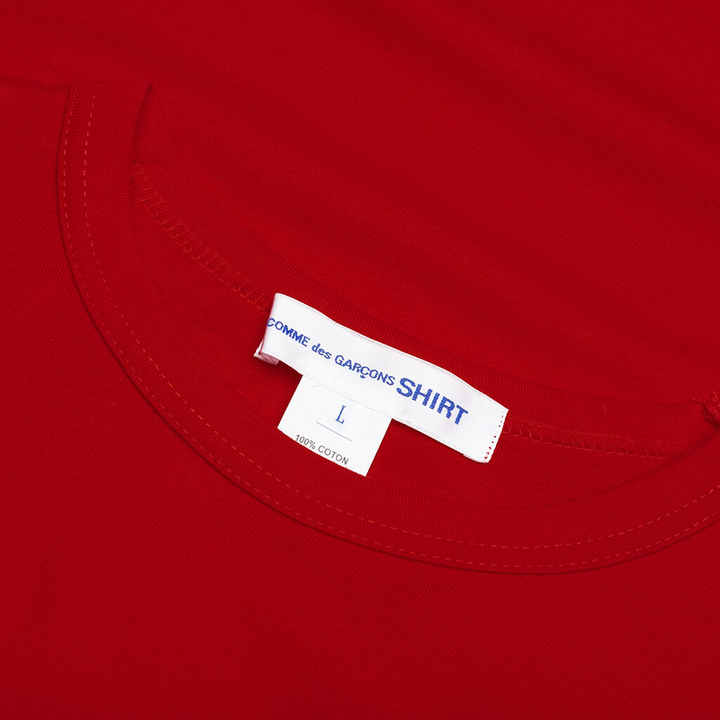 Back Logo S/S Tee - Red