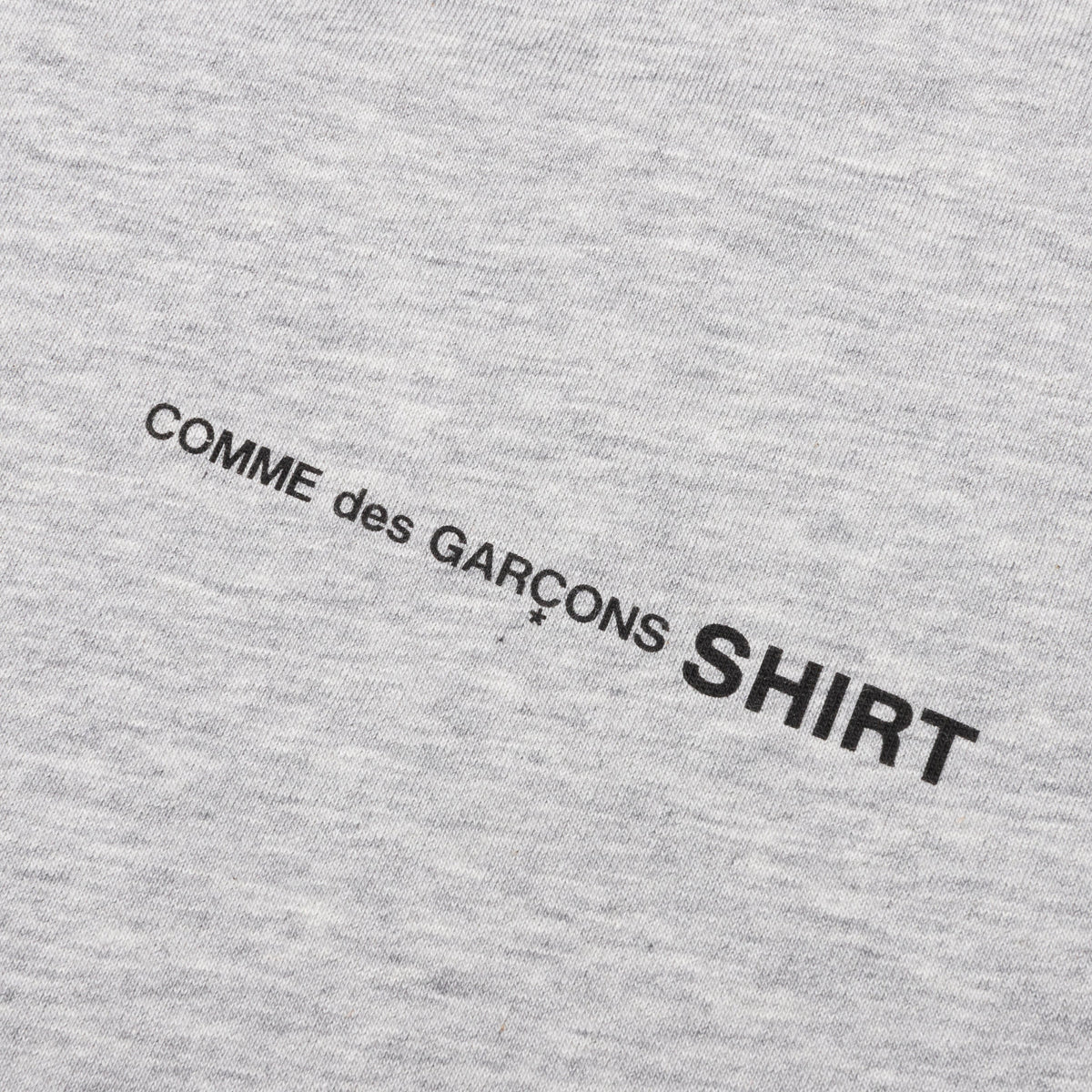 Comme Des Garcons SHIRT L/S Logo Tee - Grey