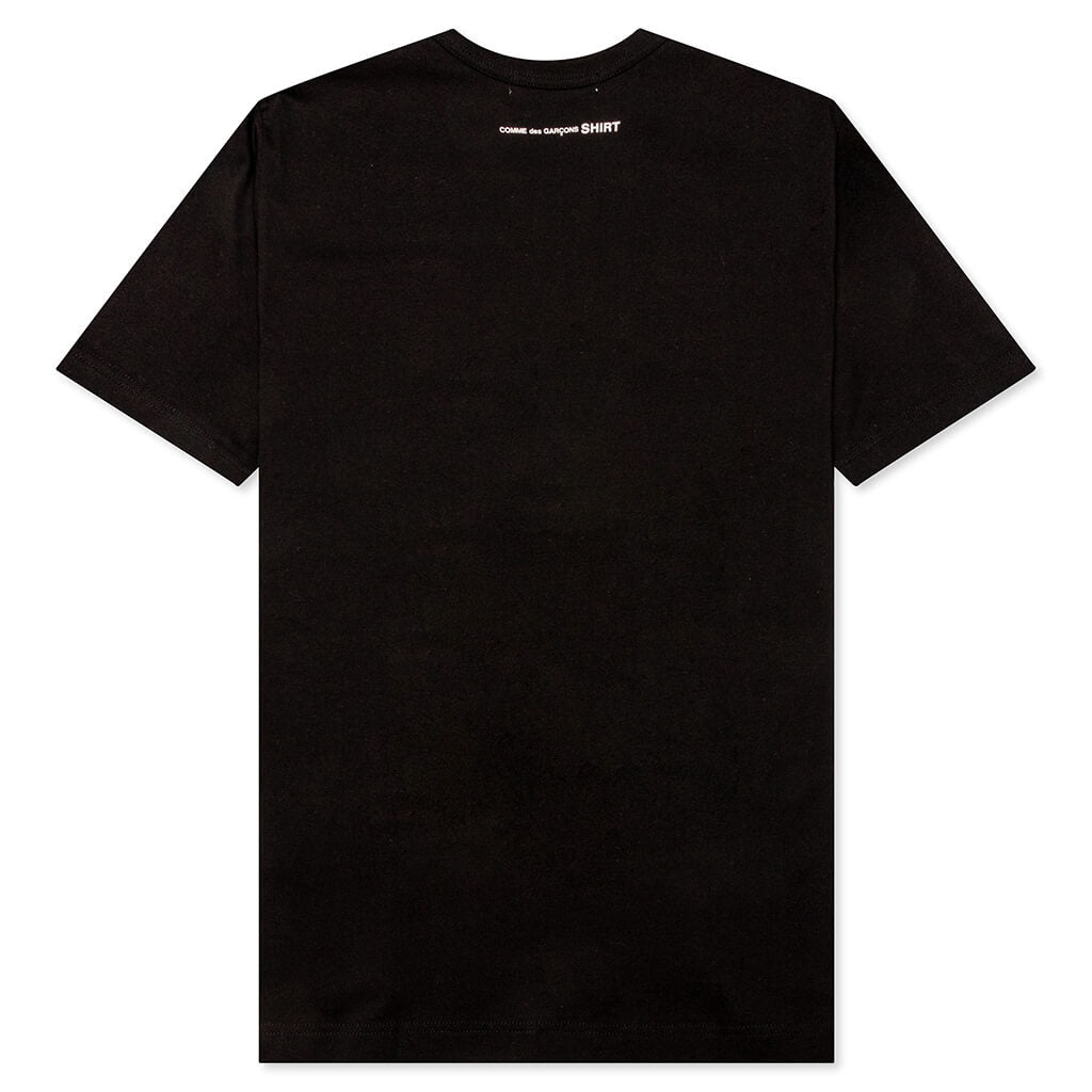 Comme Des Garcons SHIRT Small Back Logo S/S Tee - Black