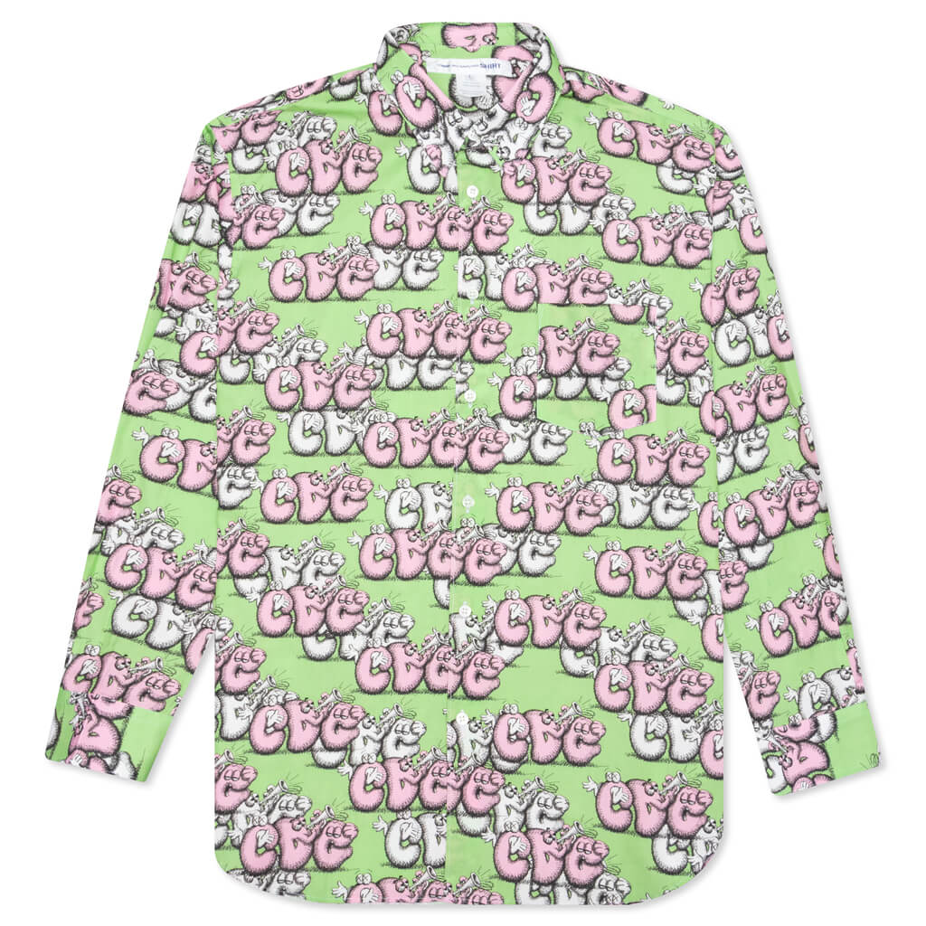 Comme Des Garcons SHIRT x KAWS Classic Shirt - Print G