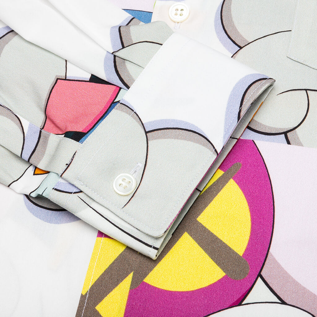Comme Des Garcons SHIRT x KAWS Classic Shirt - White/Print 1