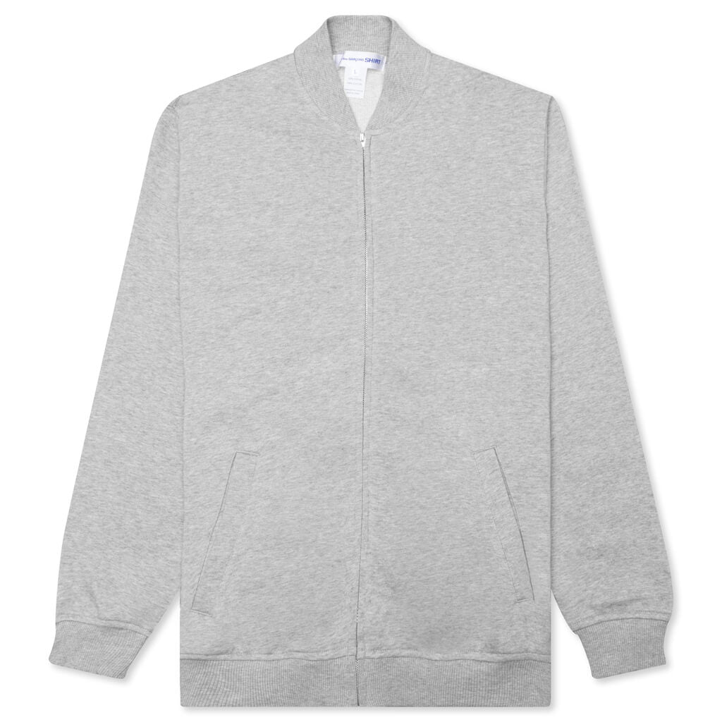 Comme Des Garcons SHIRT x KAWS Jersey Bomber Jacket - Grey/Print 4