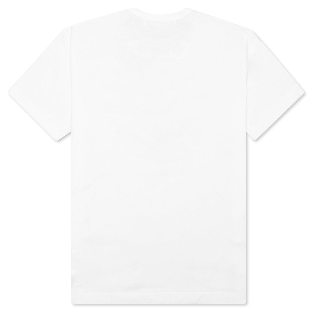 Women's Black Heart T-Shirt - White/Black