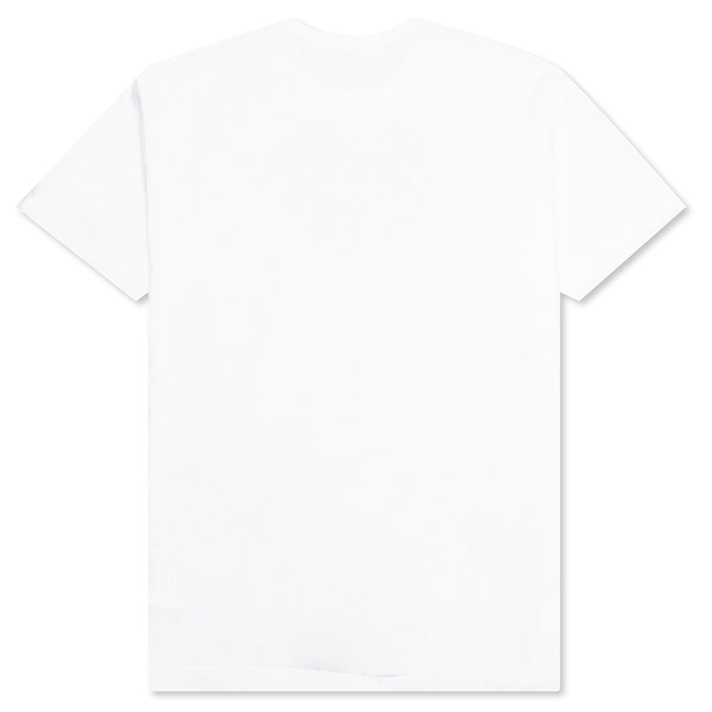 Blue Eyed Green Heart Tee - White