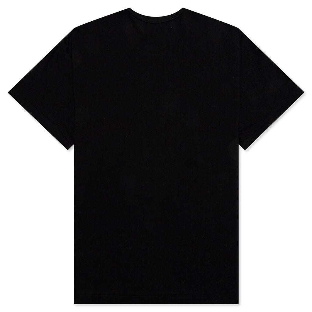 Small Red Heart T-Shirt - Black