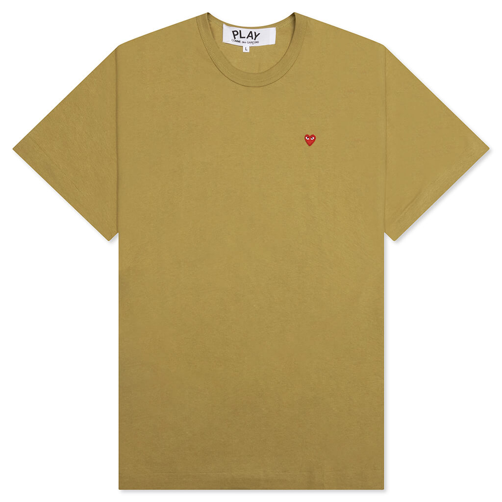 Small Heart T-Shirt - Olive
