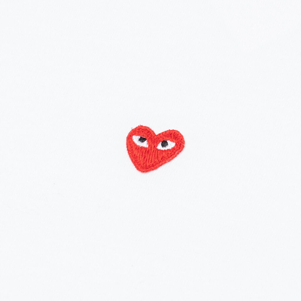 Small Red Heart T-Shirt - White