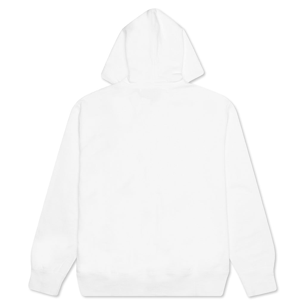 Stacked Heart Hooded Sweatshirt - White