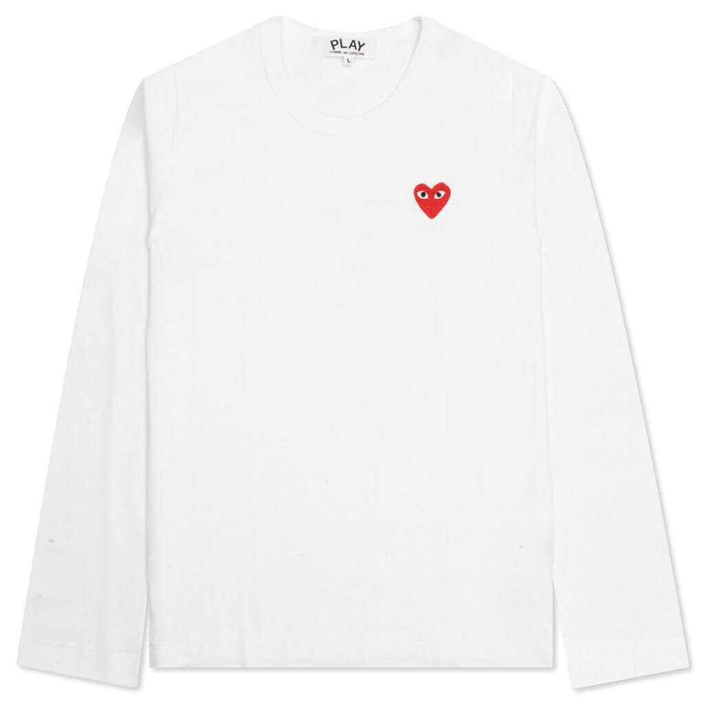 Women's Emblem L/S T-Shirt - White