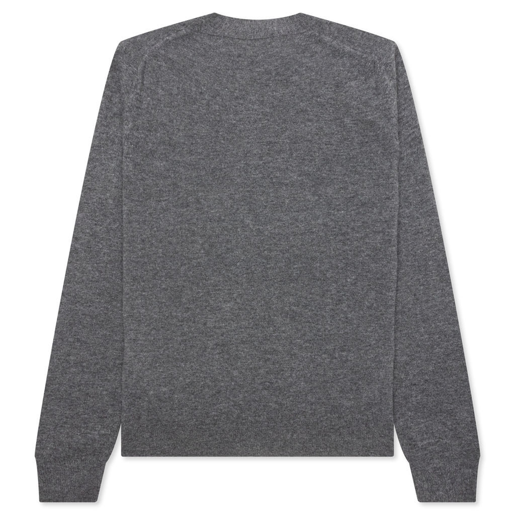 Comme des Garcons PLAY x the Artist Invader Button Cardigan - Grey