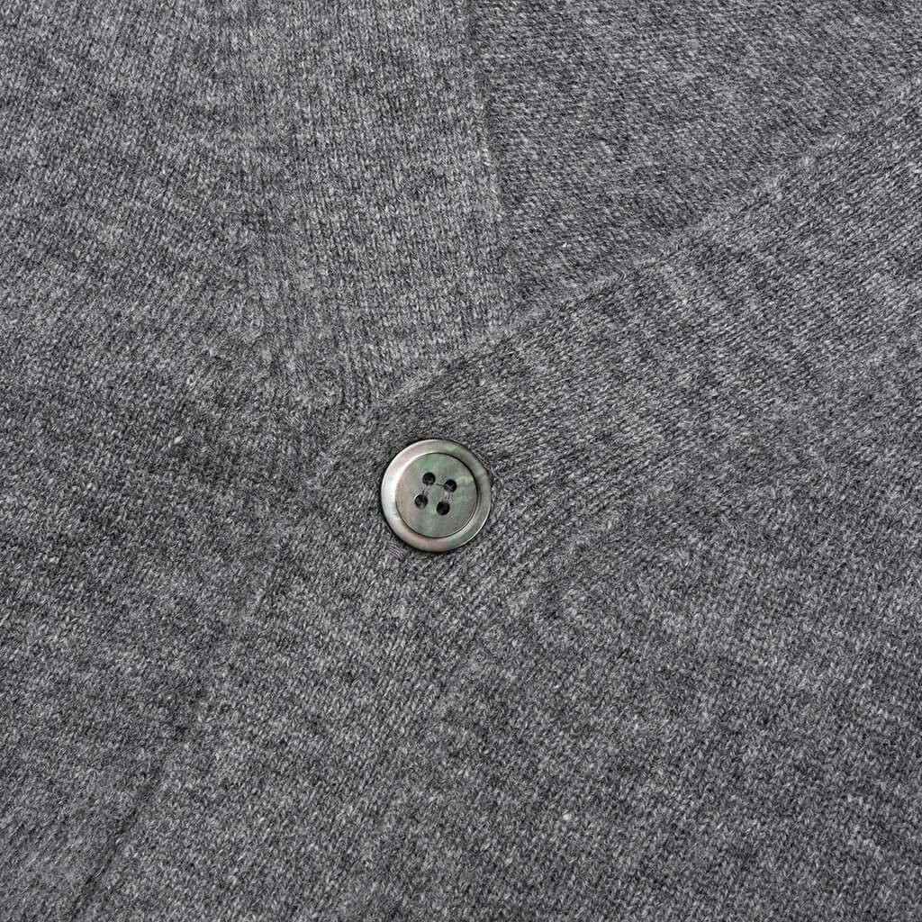 Comme des Garcons PLAY x the Artist Invader Button Cardigan - Grey