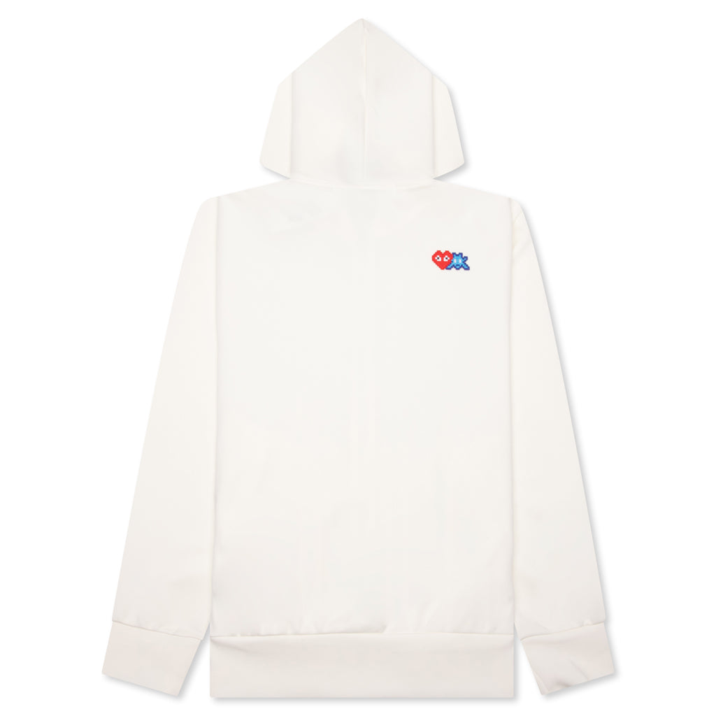 Comme des Garcons PLAY x the Artist Invader Full-Zip Hoodie - Off-White