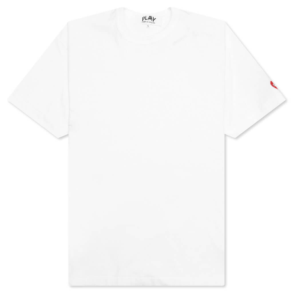Comme des Garcons PLAY x the Artist Invader S/S Tee - White