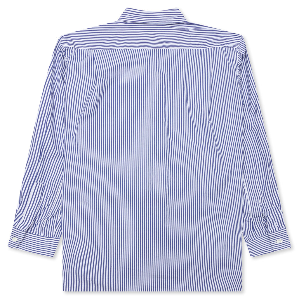 Comme des Garcons PLAY x the Artist Invader Striped Shirt - Blue/White