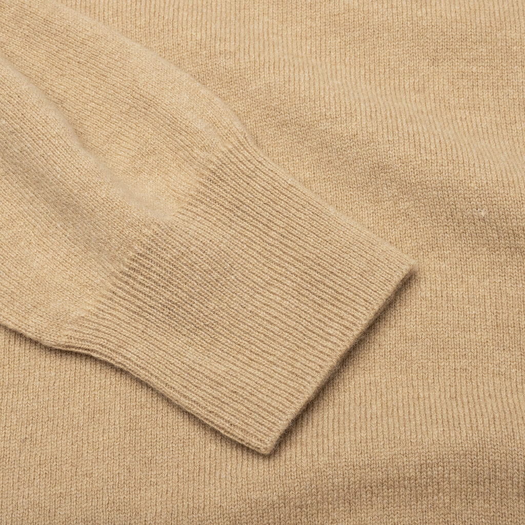 Comme des Garcons PLAY x the Artist Invader V-Neck Pullover - Camel