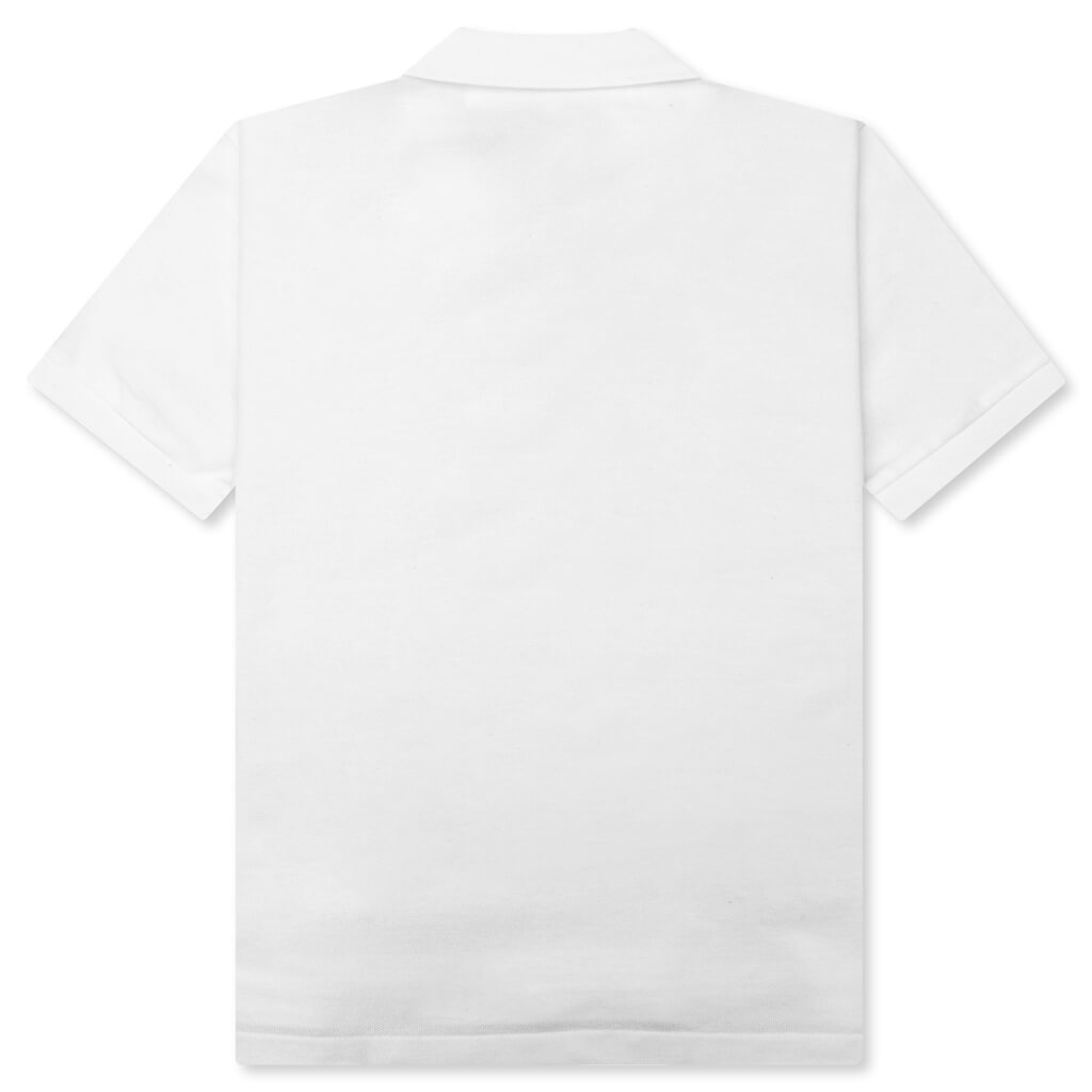 Comme des Garcons PLAY x the Artist Invader Women's Polo - White