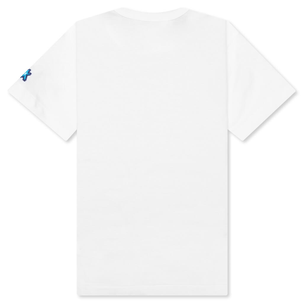 Comme des Garcons PLAY x the Artist Invader Women's S/S Tee - White