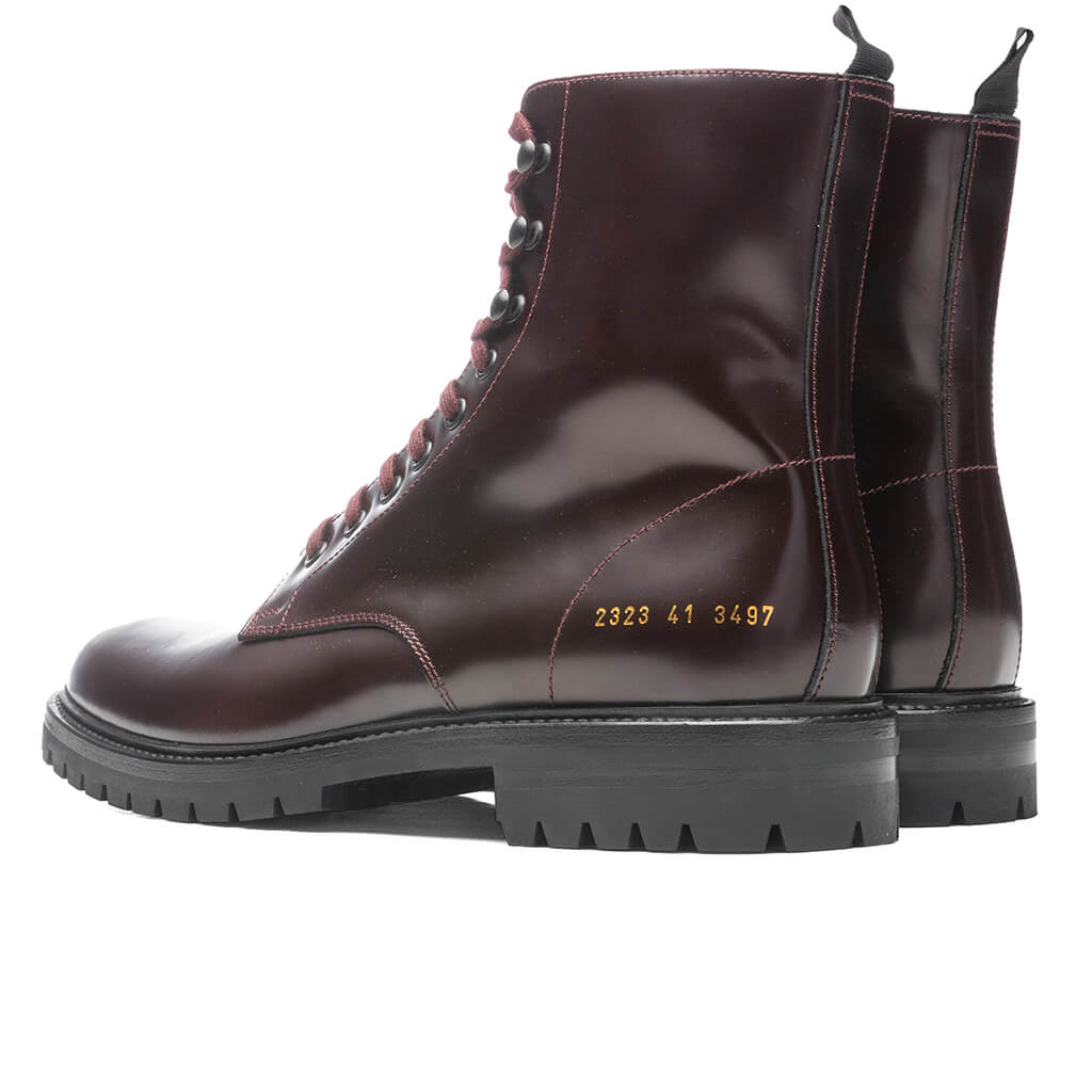 Combat Boot - Oxblood