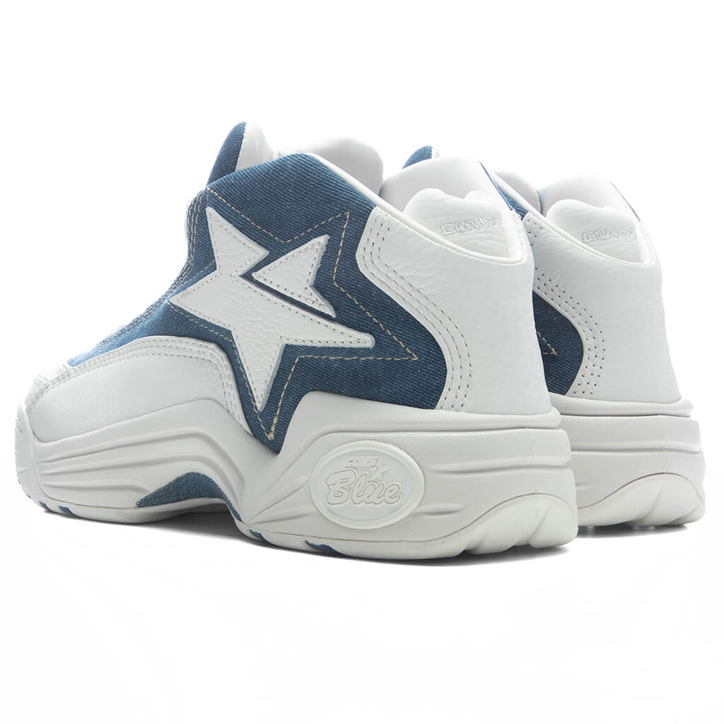 Cons Mid 'Kentucky Denim' - Federal Blue/Vintage White