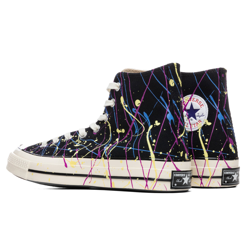 Chuck 70 Hi - Black/Hyper Magenta