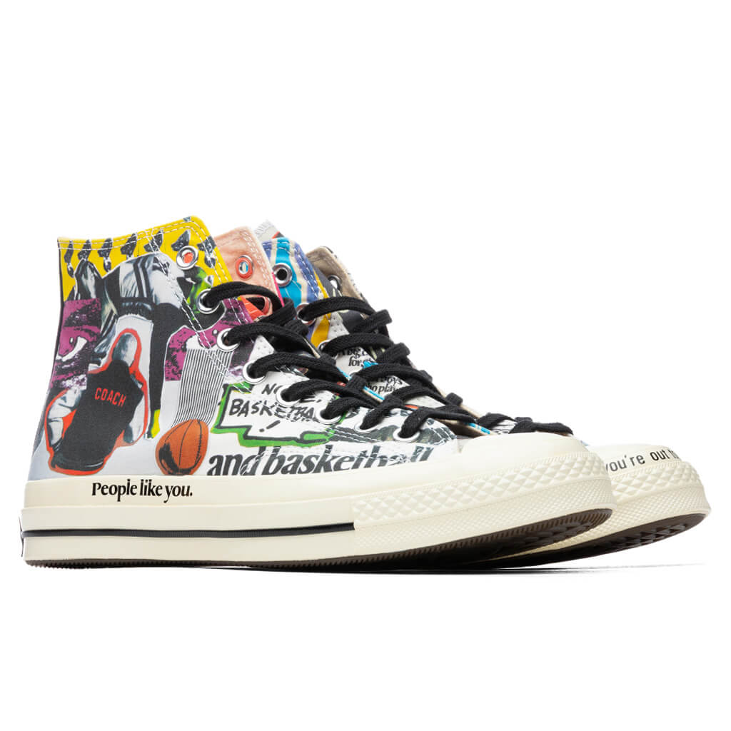 Chuck 70 Hi - Egret/Multi