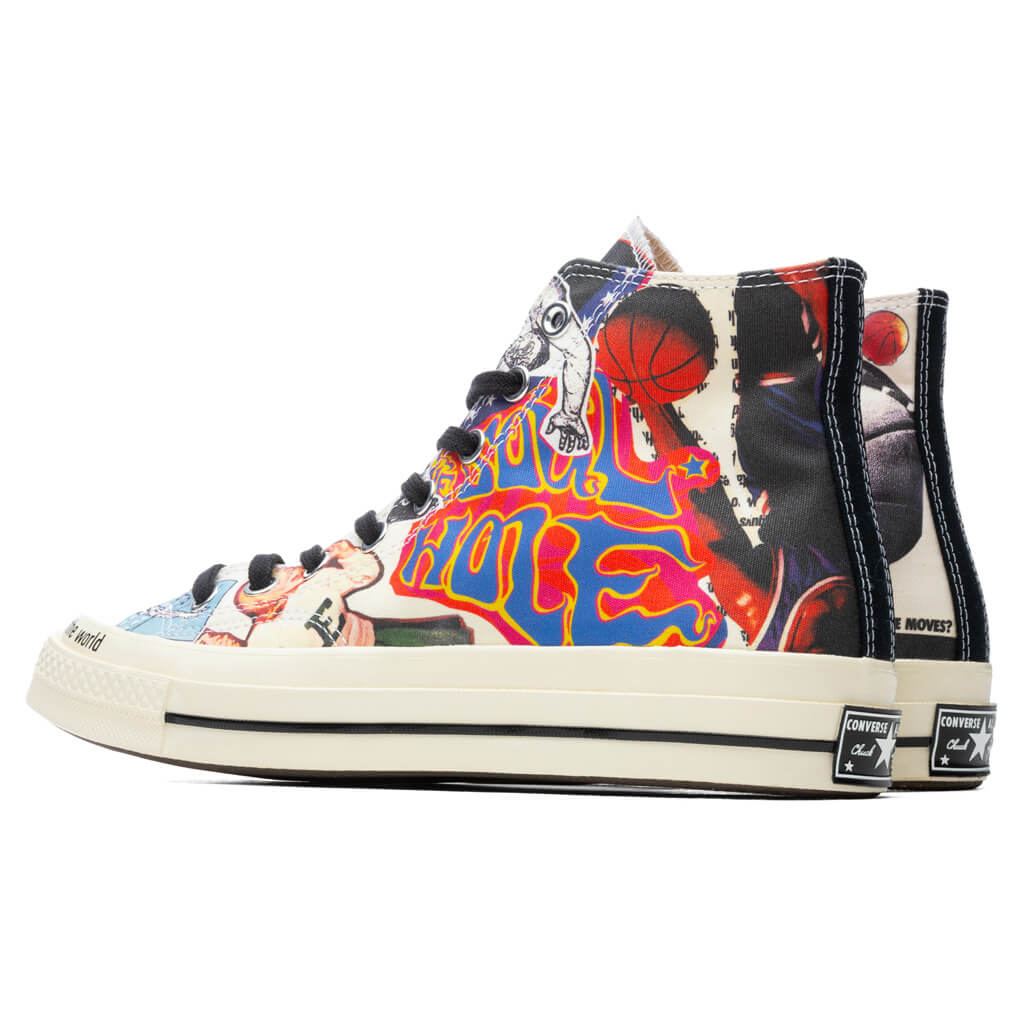 Chuck 70 Hi - Egret/Multi