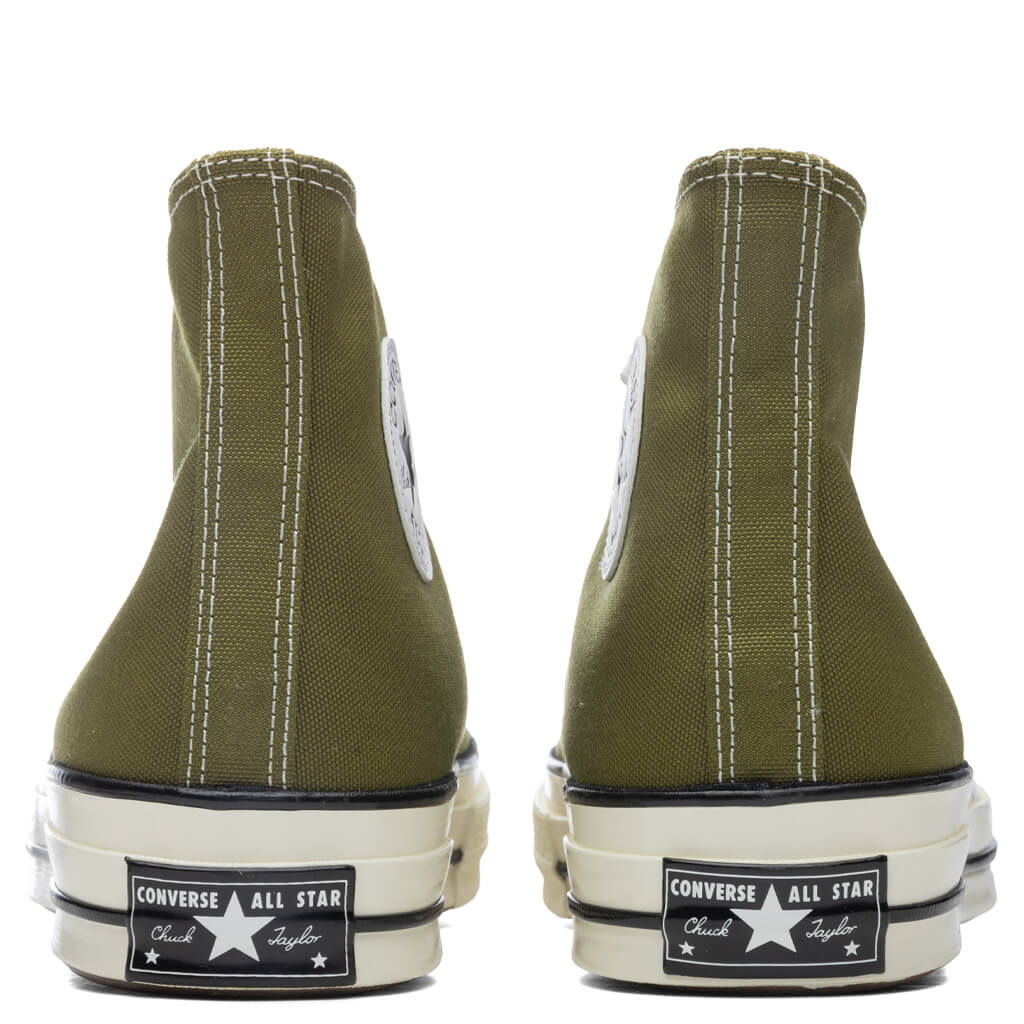 Chuck '70 Hi - Dark Moss/Egret