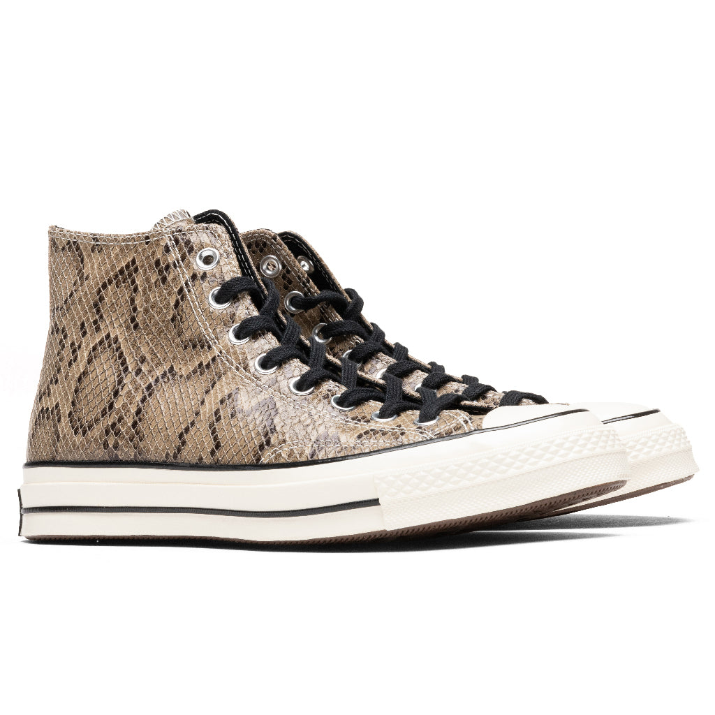 Chuck '70 Hi Archive Reptile Suede - Brown/Egret