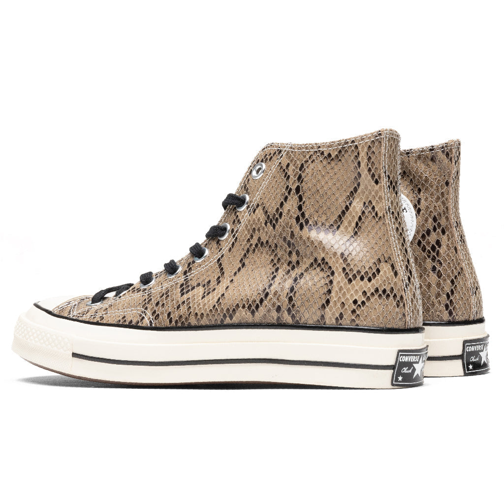 Chuck '70 Hi Archive Reptile Suede - Brown/Egret