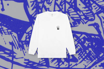 Converse x Joshua Vides Vides Long Sleeve Pocket Tee - White