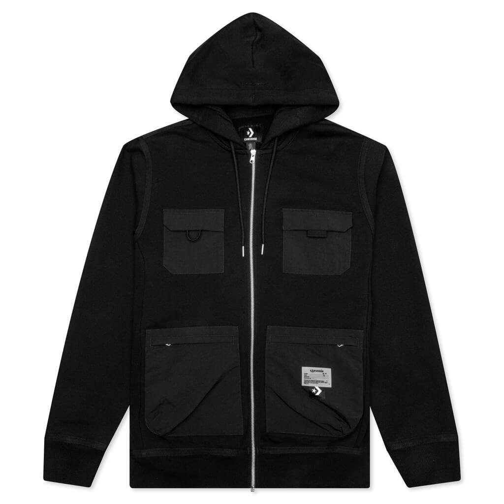 Converse x Joshua Vides Utility Full Zip - Black