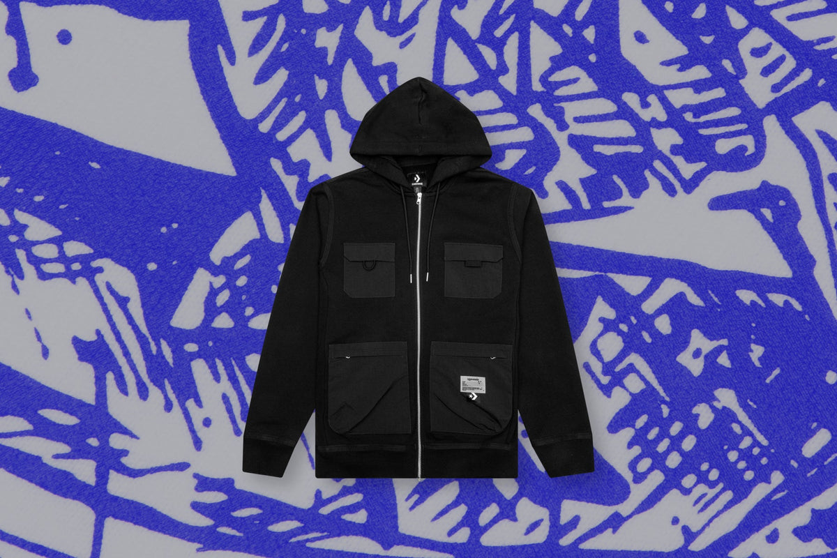 Converse x Joshua Vides Utility Full Zip - Black