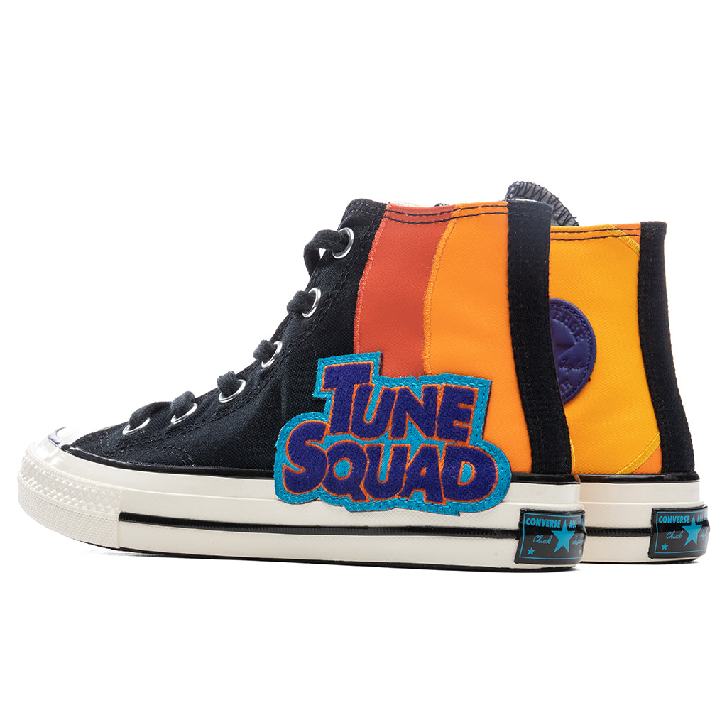 Kid's Chuck 70 Hi "Space Jam" - Black/Mantra Orange
