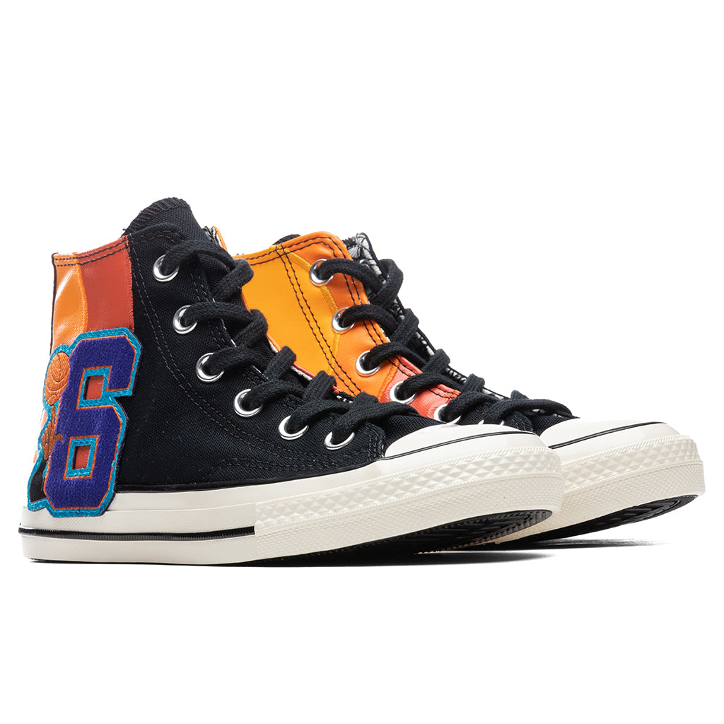 Kid's Chuck 70 Hi "Space Jam" - Black/Mantra Orange