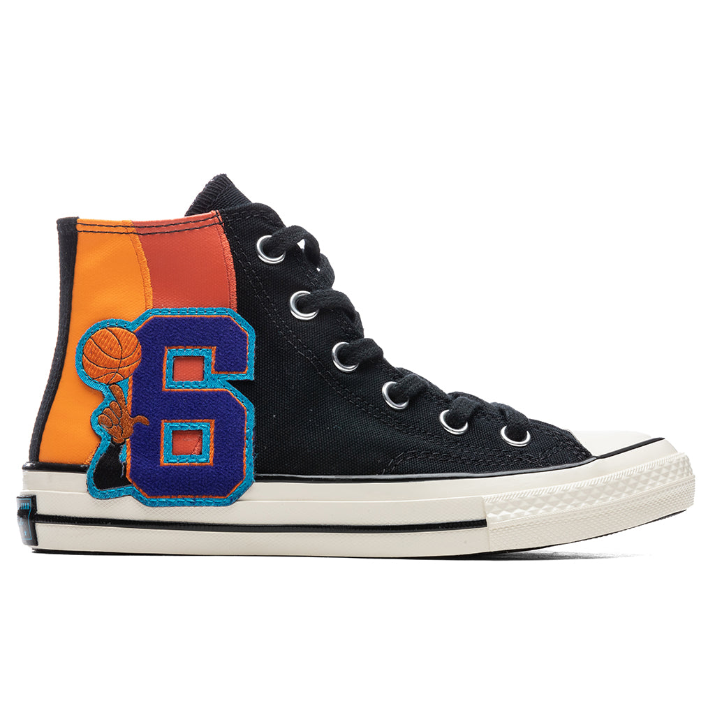 Kid's Chuck 70 Hi "Space Jam" - Black/Mantra Orange