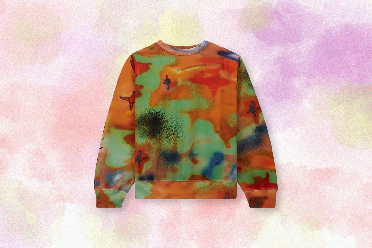 Shapes x Come Tees Fleece Crew - Orange/Red