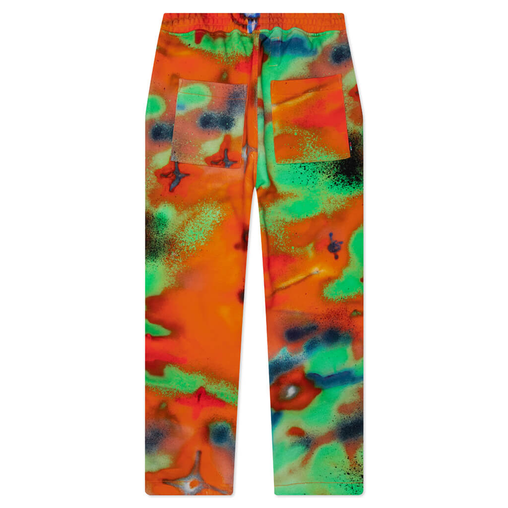 Shapes x Come Tees Wide Leg Fleece Pant - Orange/Red
