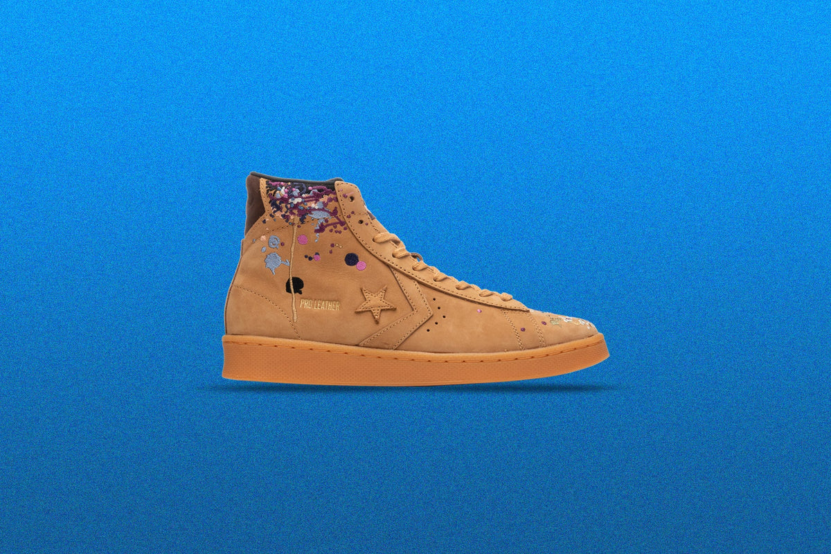 Converse x Bandulu Pro Leather Mid - Flux/Gum/Light Honey