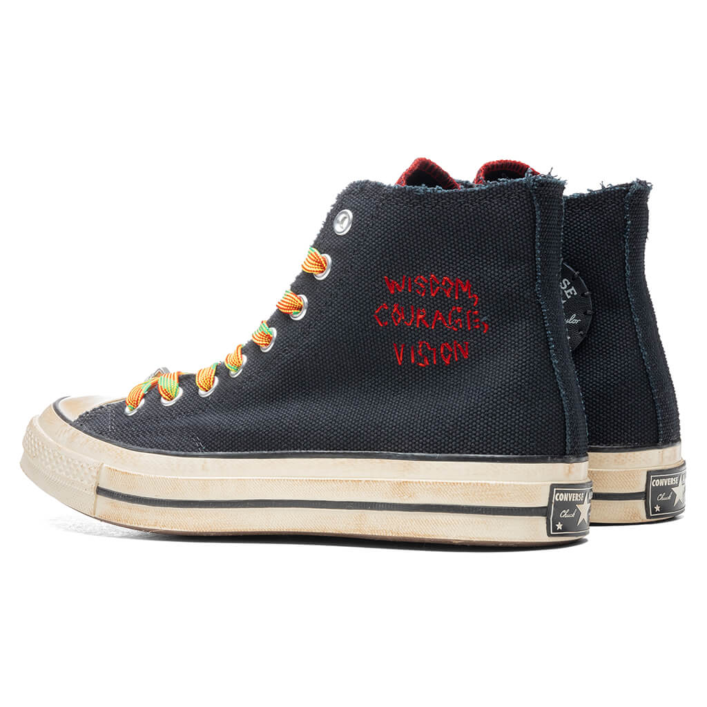 Converse x Barriers Chuck 70 Hi - Black/Fiery Red