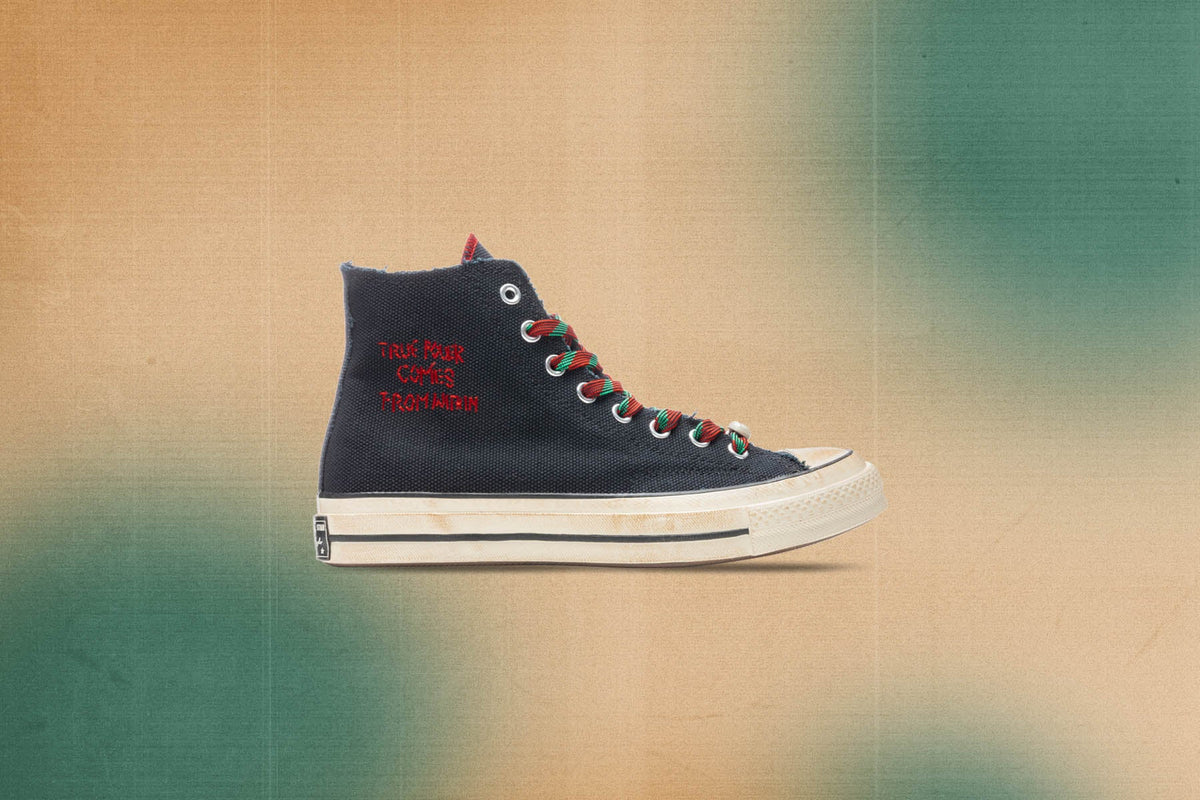 Converse x Barriers Chuck 70 Hi - Black/Fiery Red
