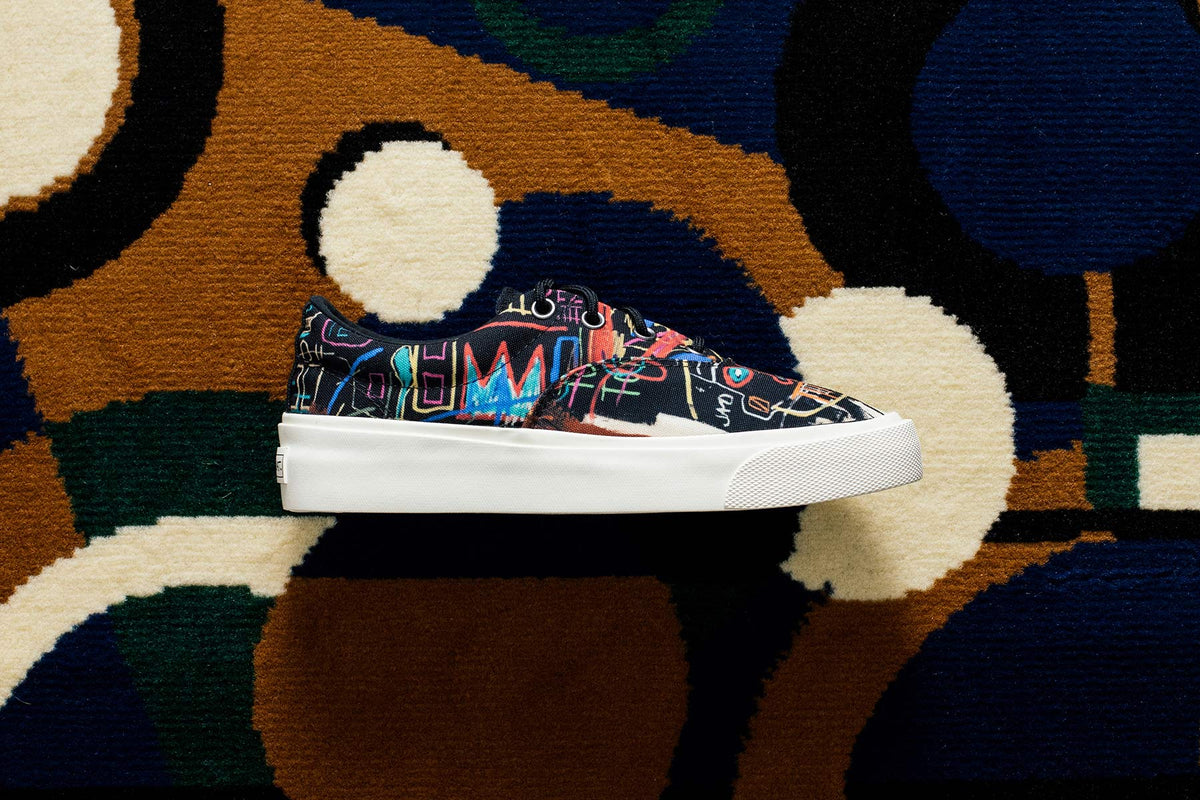 Converse x Jean-Michel Basquiat Skid Grip Ox - Black/Multi/Egret