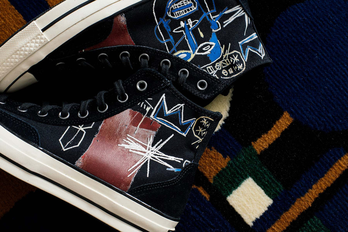 Converse x Jean-Michel Basquiat Chuck 70 Hi - Black/Multi/Egret