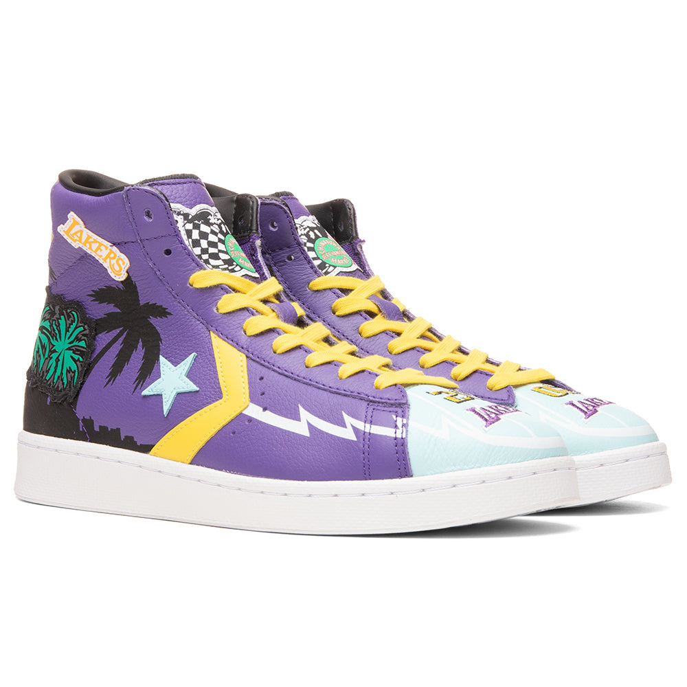 Converse x Chinatown Market Leather Hi - Prism Violet/Poolside